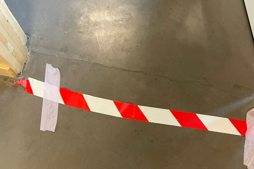 Betonvloer reparatie Leger des Heils